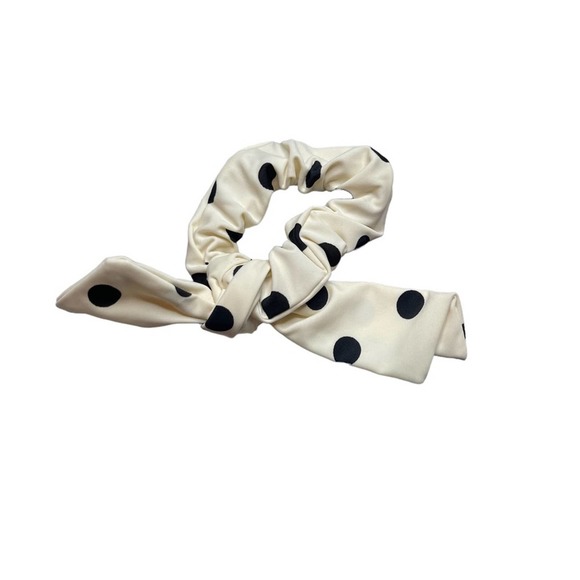 NWT Jessica Simpson girls poka dot swimsuit with matching scrunchie size 12 - Picture 2 of 4